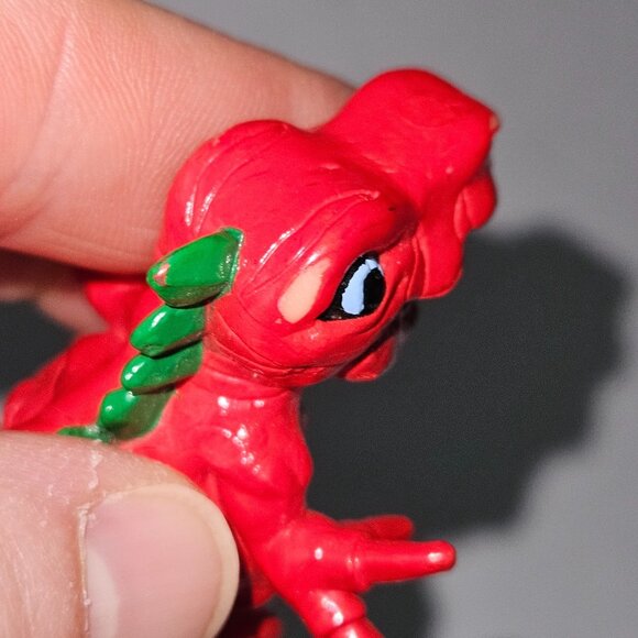 2 Digimon Figures Lot  Digital Monsters 1.5" Red Tyrannomon 1.75" Zudomon - Picture 5 of 13